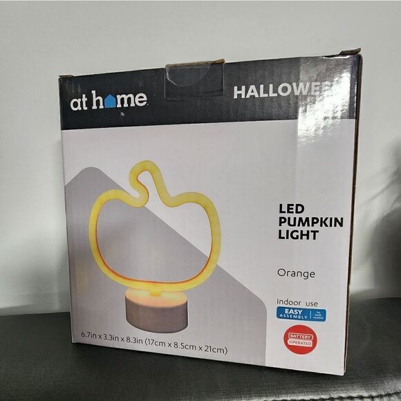 Nwt Halloween Pumpkin LED Light - Picture 2 of 3